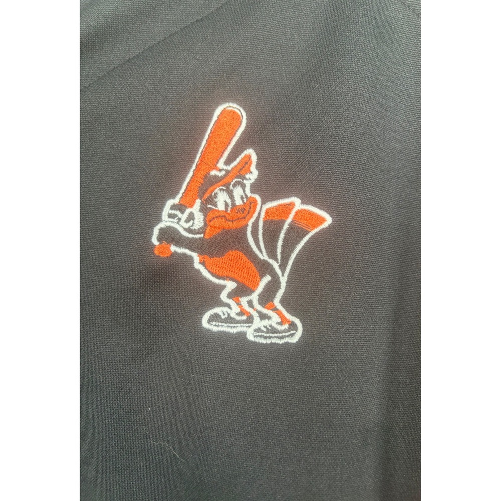 Nike Miguel Tejada Orioles Jersey Black Orange Youth Kids 16-18 MLB Baseball - Picture 12 of 13